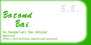 botond bai business card